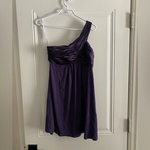 David’s Bridal One Shoulder Dress